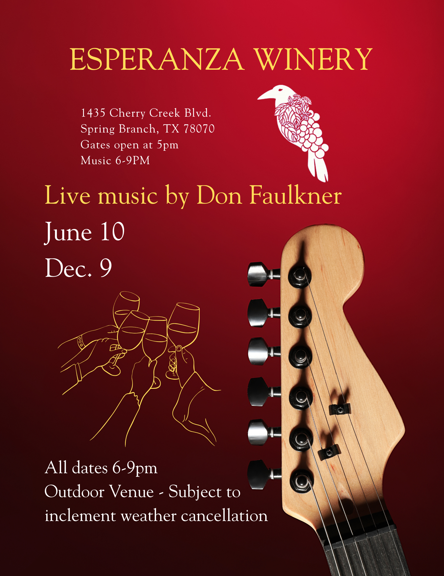 Wine al Fresco featuring Don Faulkner