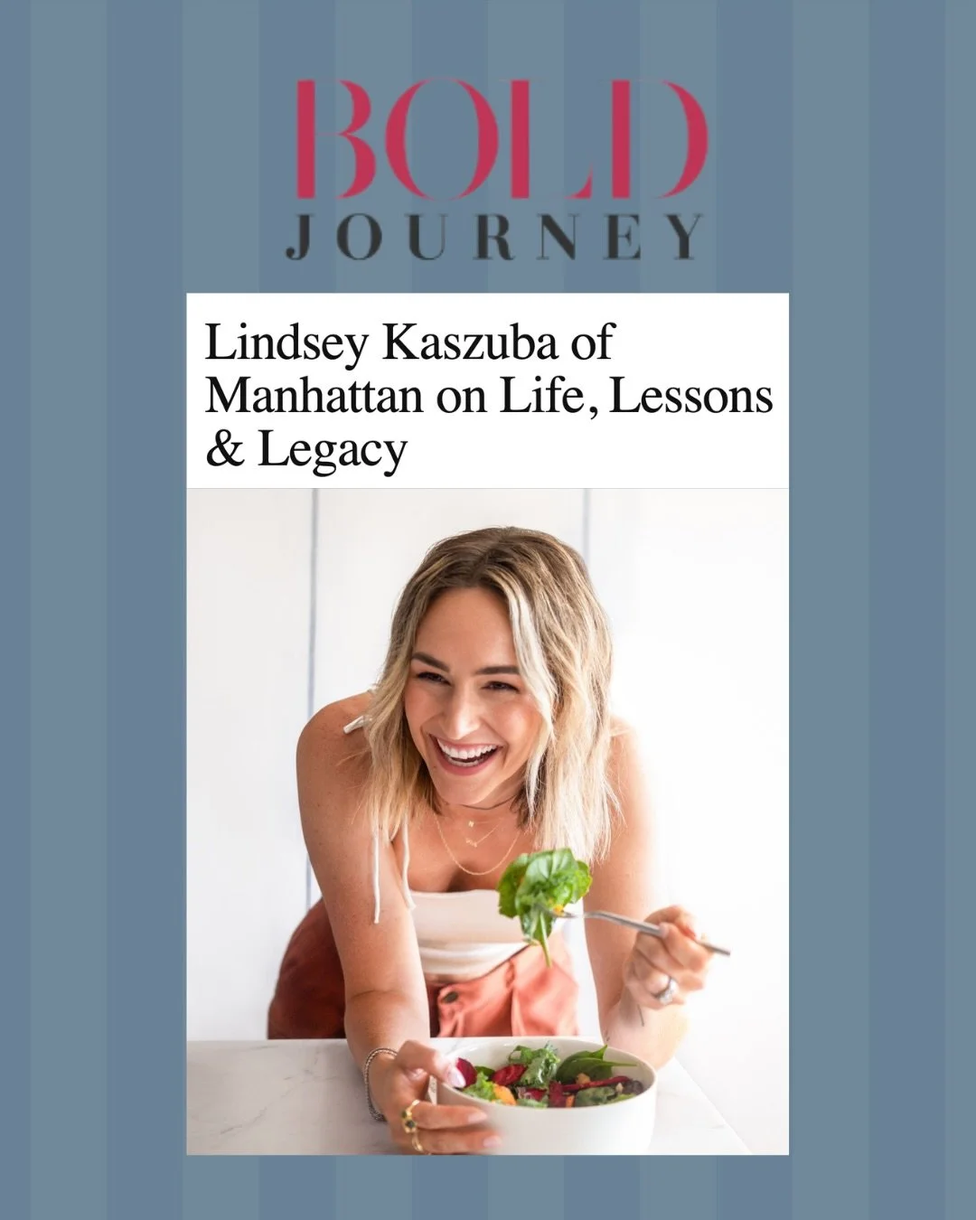 Thrilled to be featured in @boldjourneymag again! 

Thank you for shining a light on my story and the work I&rsquo;m doing 💫 

Read the full interview in stories + press highlights if you&rsquo;re catching this after 🙏🏻