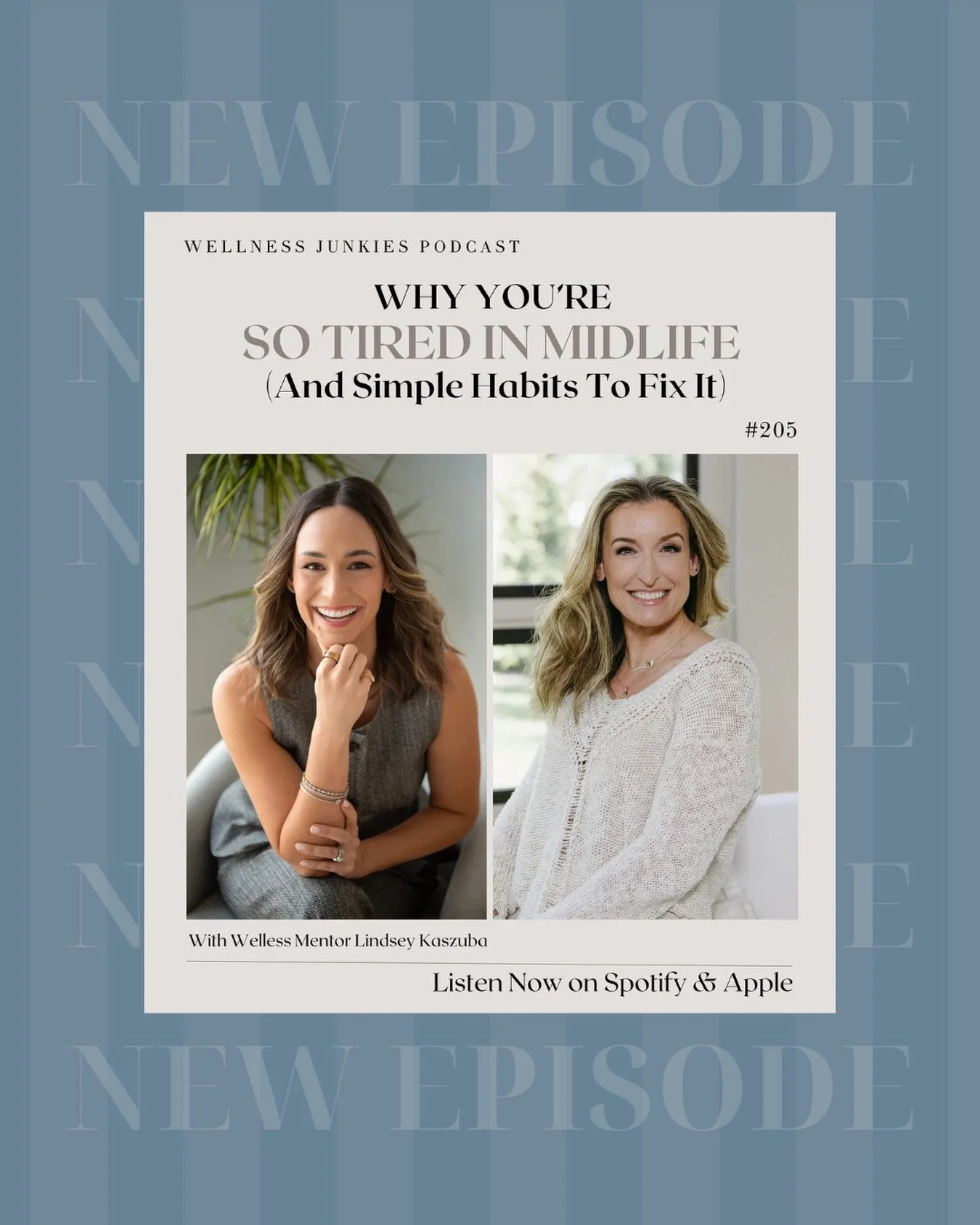 Loved my chat with @wellnessjunkiesofficial 

If energy is your downfall and you constantly feel exhausted, this one is for you. 

Link in stories to listen to the full episode

&ldquo;We all have an energy bank, and we are constantly draining it fro