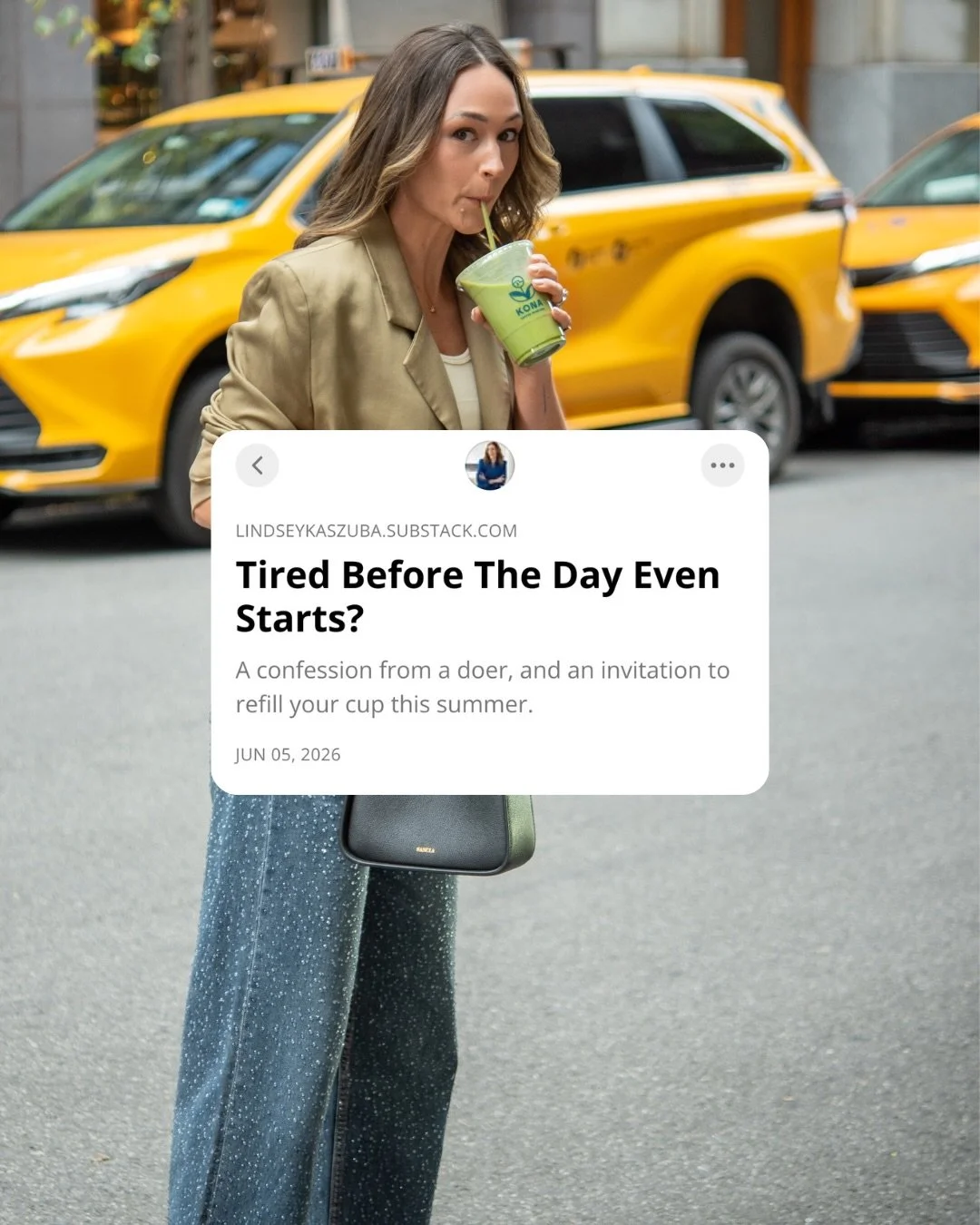 Tired before the day even starts? 

It&rsquo;s a simple fix. 

You just need more energy deposits and less energy withdrawals. 

I wrote about it over on my Substack: how to spot the energy leaks, the deposits that actually refill your cup, and how t