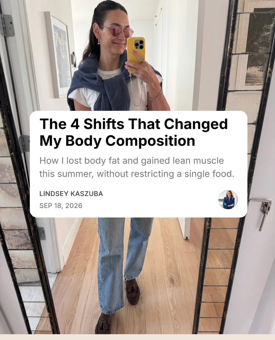Last year, I started chasing strength. 

That led me to want to slightly shift my body composition. Since May, I&rsquo;ve redistributed how my body carries itself. Not through restriction or calorie counting, and definitely not by overhauling anythin