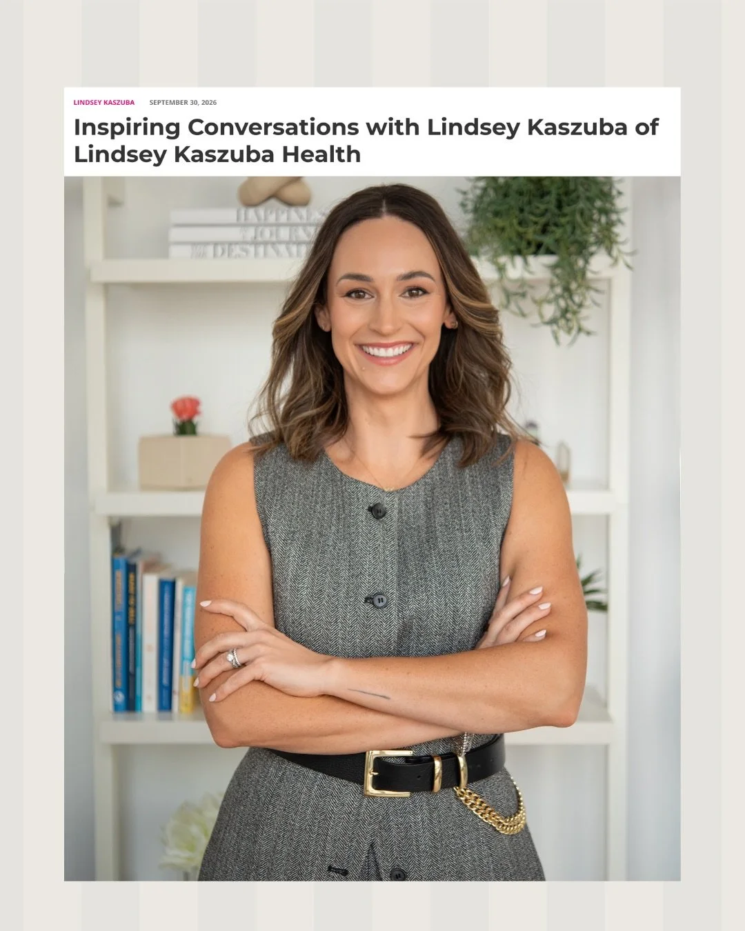 Thanks so much to @voyagemiami for the feature. I&rsquo;ll always talk about the power of listening to your body.

Comment LINK for the full interview