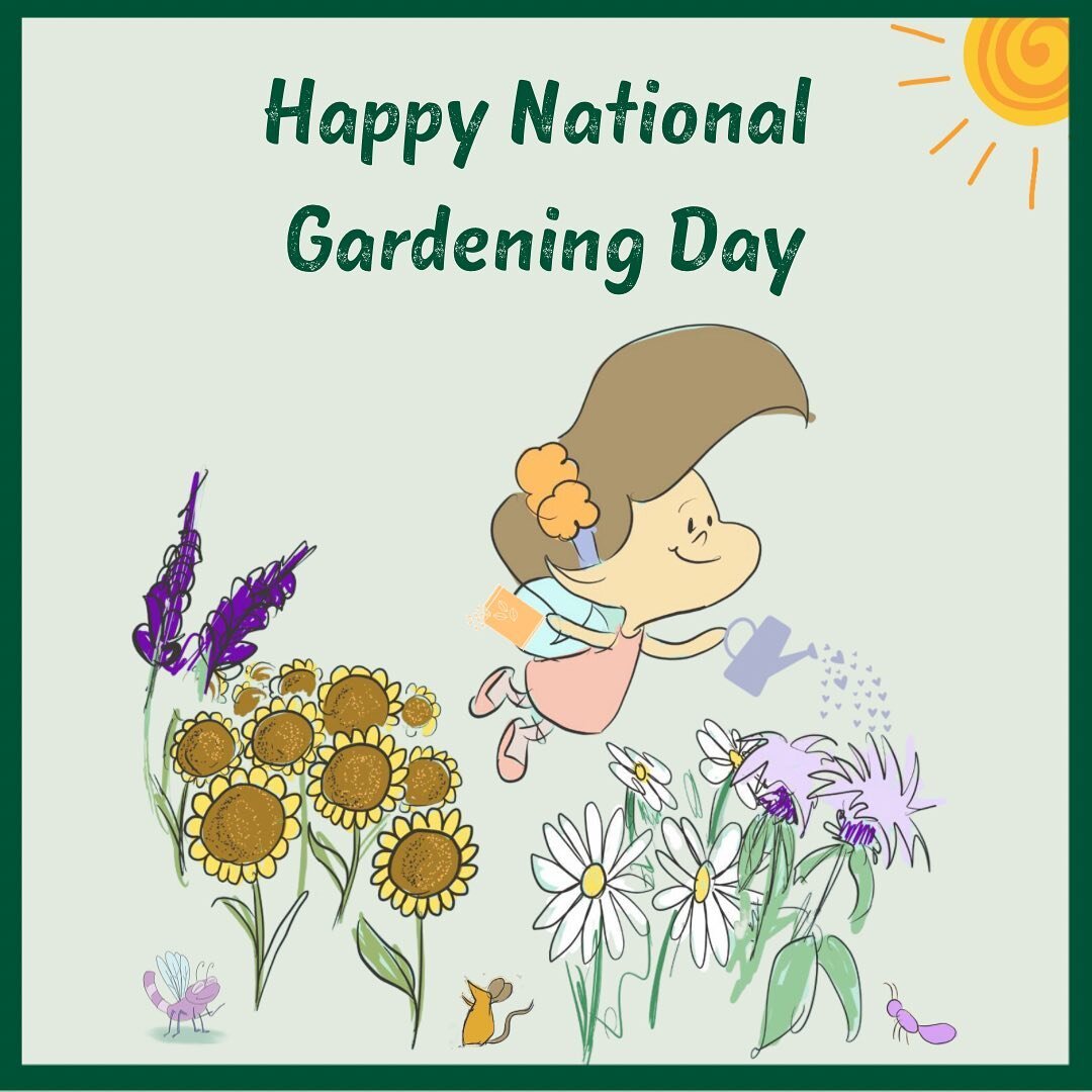 🪴👩🏼&zwj;🌾🌻☀️🐞🐛🚿🌱 👒
Happy National Gardening Day!

#nissathewoodlandfairy #childrensbooks #childrensbookillustration #gardening