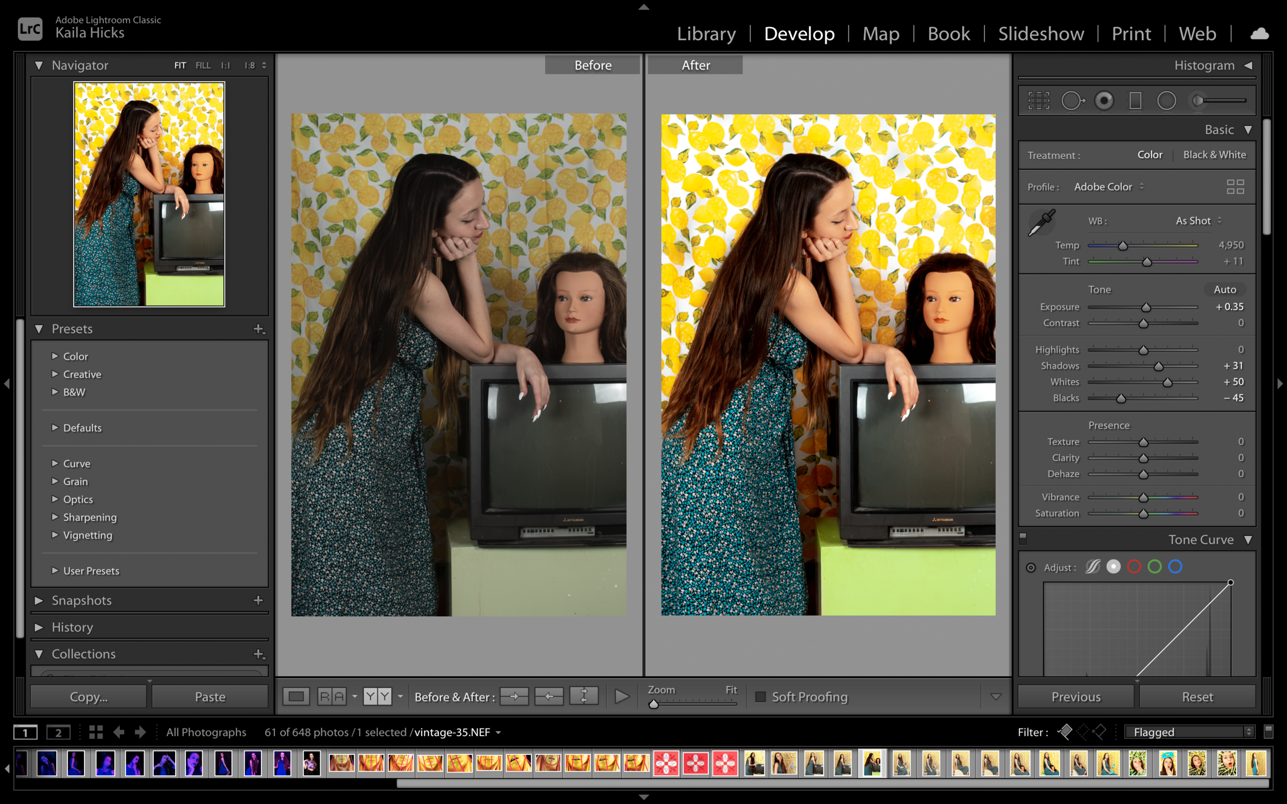 Kaila Hicks, Disconnected before and after, 2021