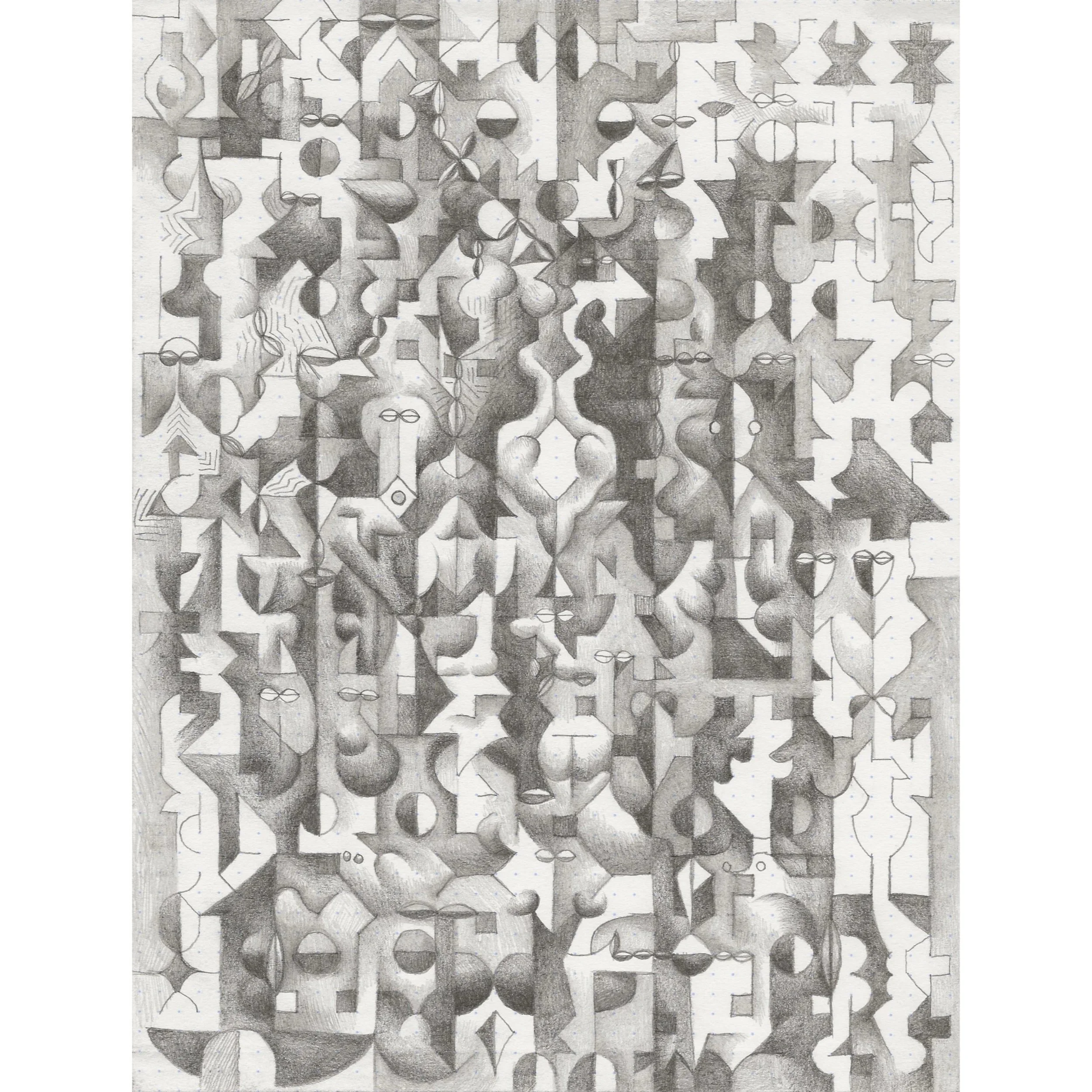 Untitled drawing 09A  
2022, graphite, 30 x 21 cm