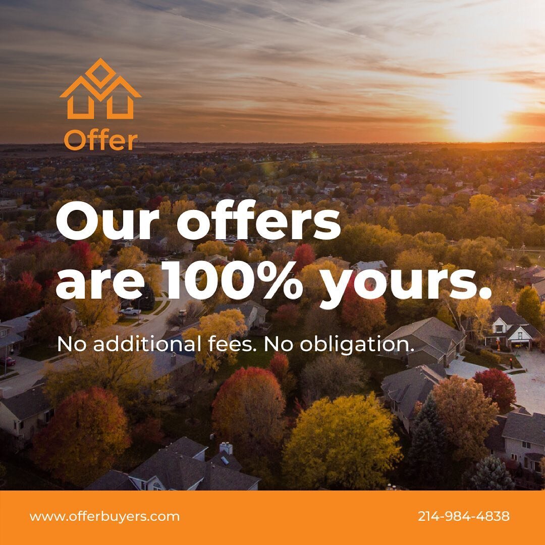 You have nothing to lose! Call us today to get your free cash offer. 💵🏠

#realestateinvesting #realestate #webuyhouses #dallas #dallastexas #sellyourhome #realtor #texas #home #realestateinvestor  #dfw #cashhomebuyers #dallastx #investor #fixandfli
