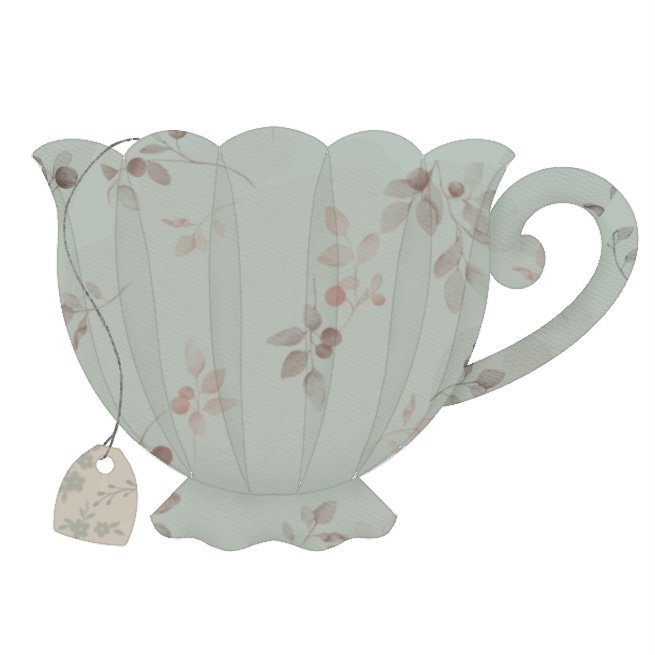 Fancy Teacup 3.5" STL File