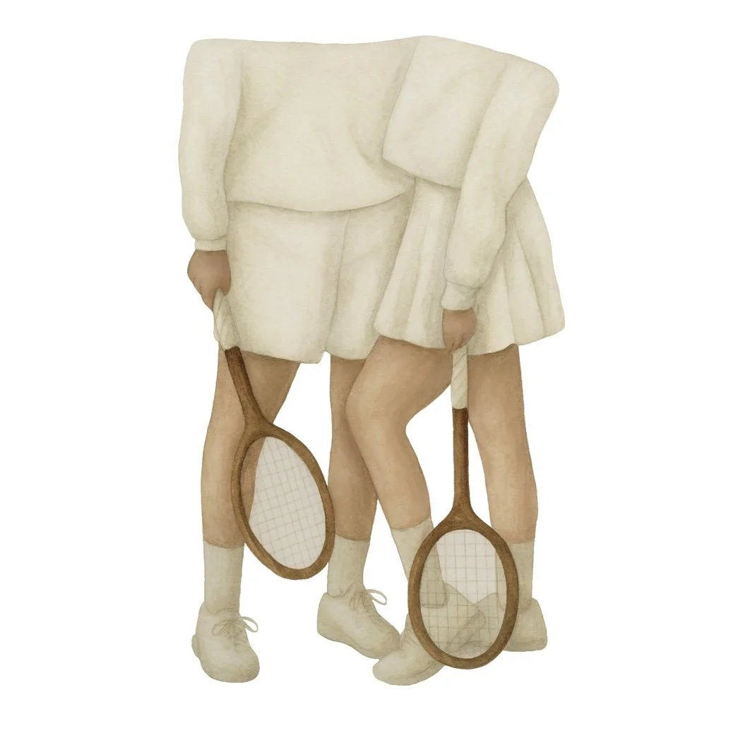 Tennis Couple 5" STL File