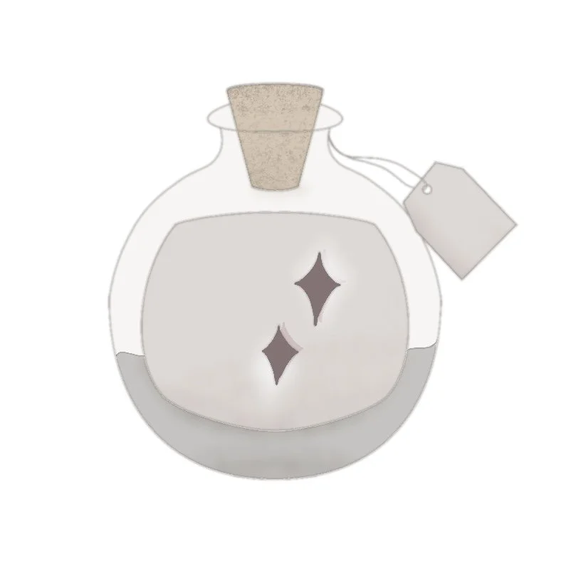 Potion Tag 3.5" STL File