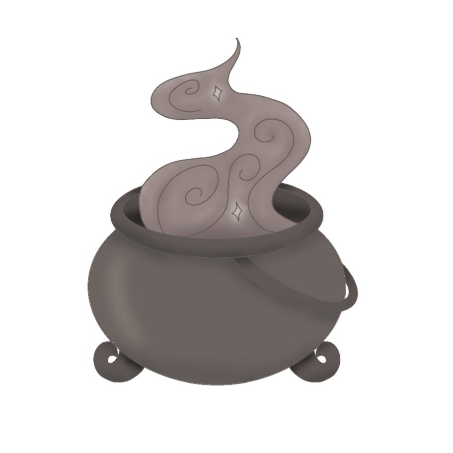 Witch Cauldron 3.75" STL File