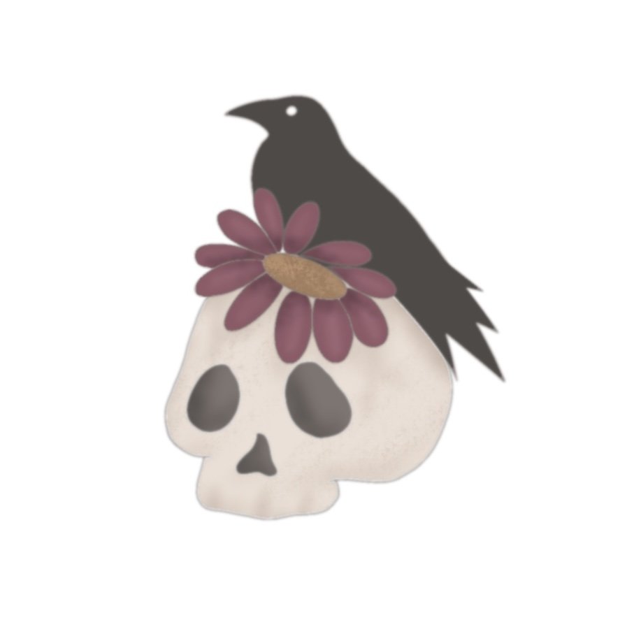 Crow Skull 3.5" STL File
