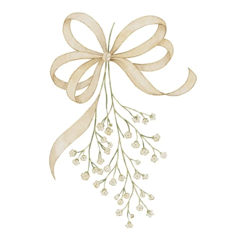 Bow Babys Breath 4.25" STL File