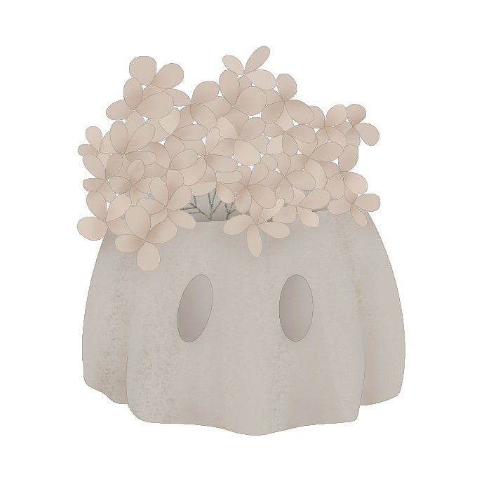 Ghost Vase 3.5" STL File