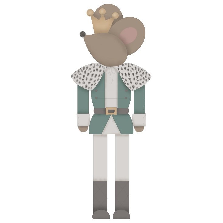Mouse King 5" STL File