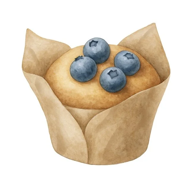 Blueberry Muffin 3.5" STL File