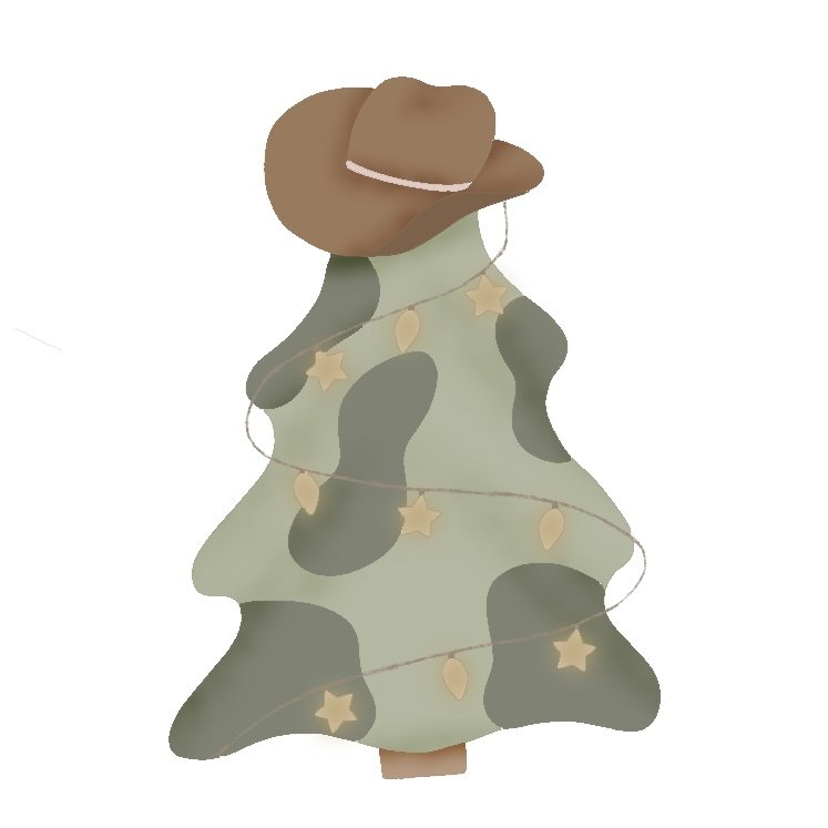 Western Holiday Tree 4" STL File