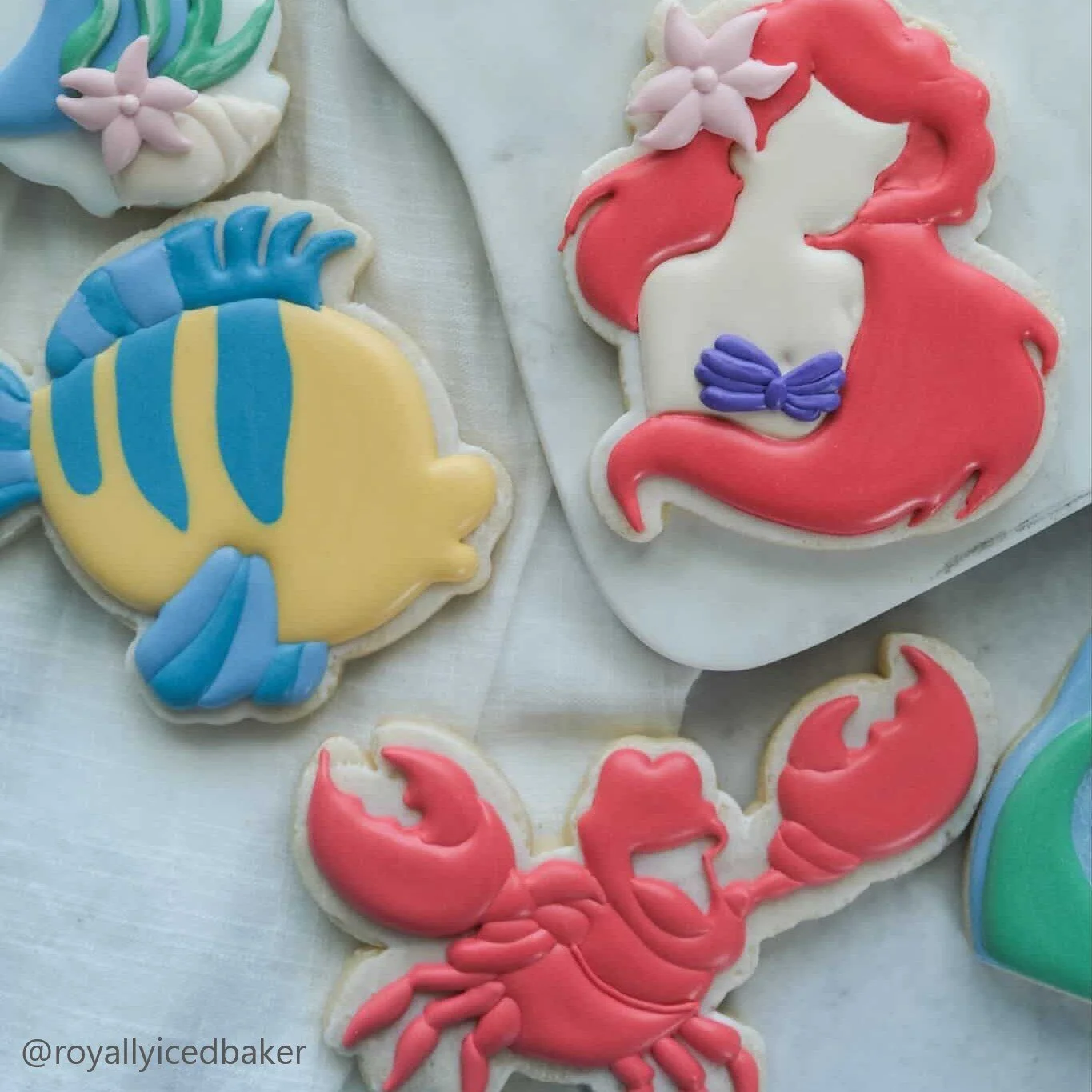 Mermaid Character Set, crab character, fish character, mermaid character.jpg