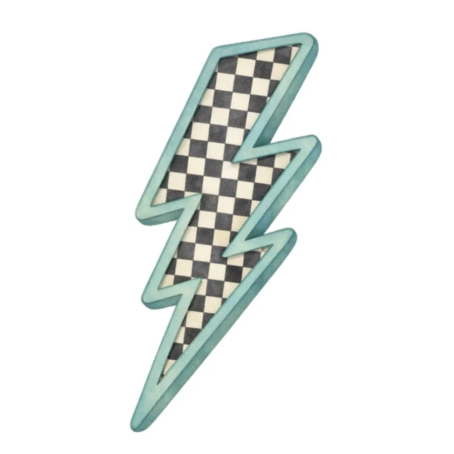 Lightning Bolt 4.25" STL File