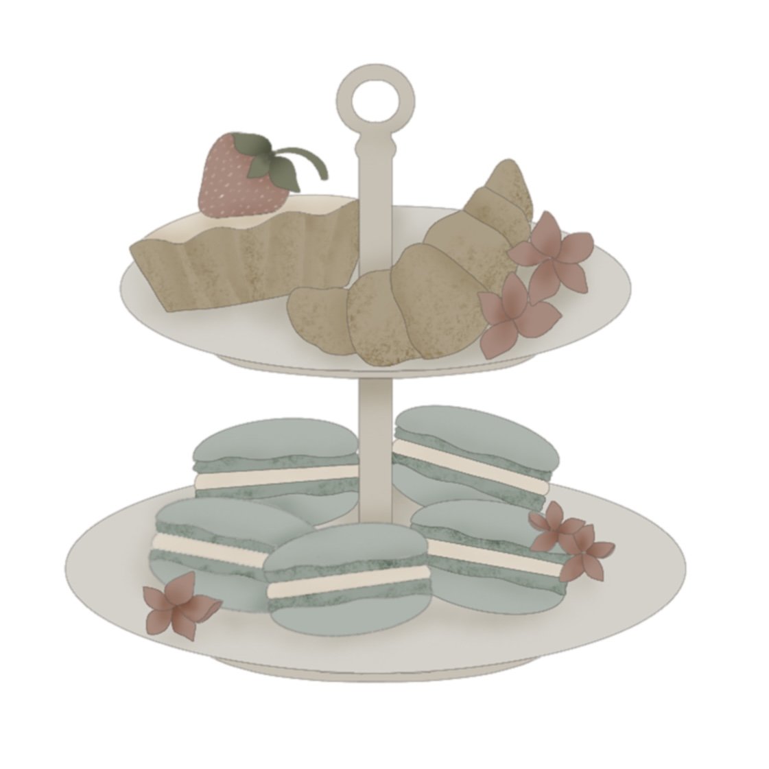 Dessert Tower 3.5" STL File