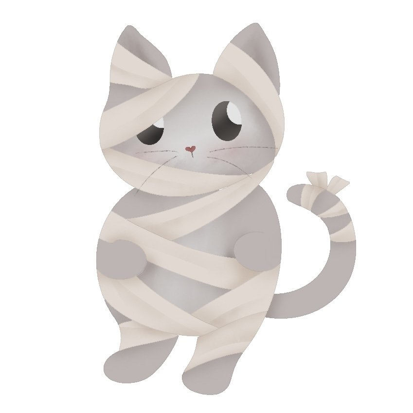 Cat Mummy 4" STL File