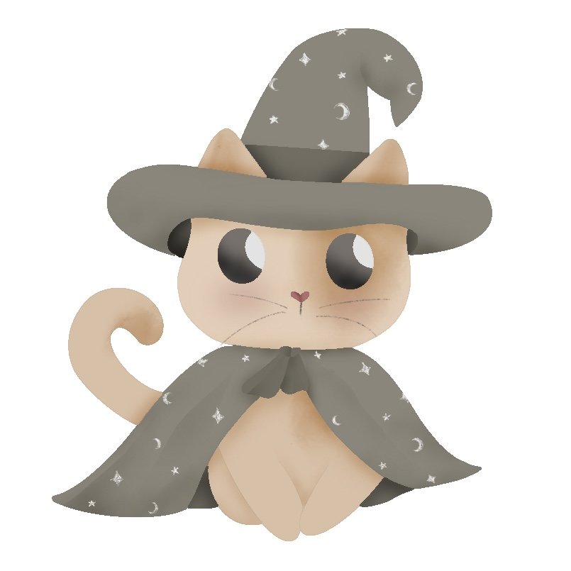 Witch Cat 3.75" STL File