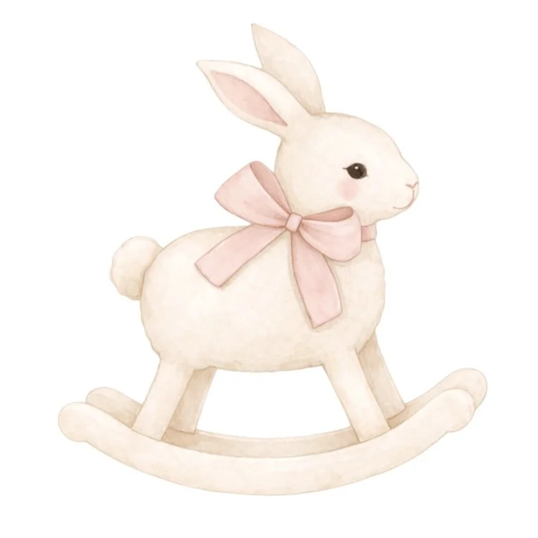 Rocking Bunny 4" STL File