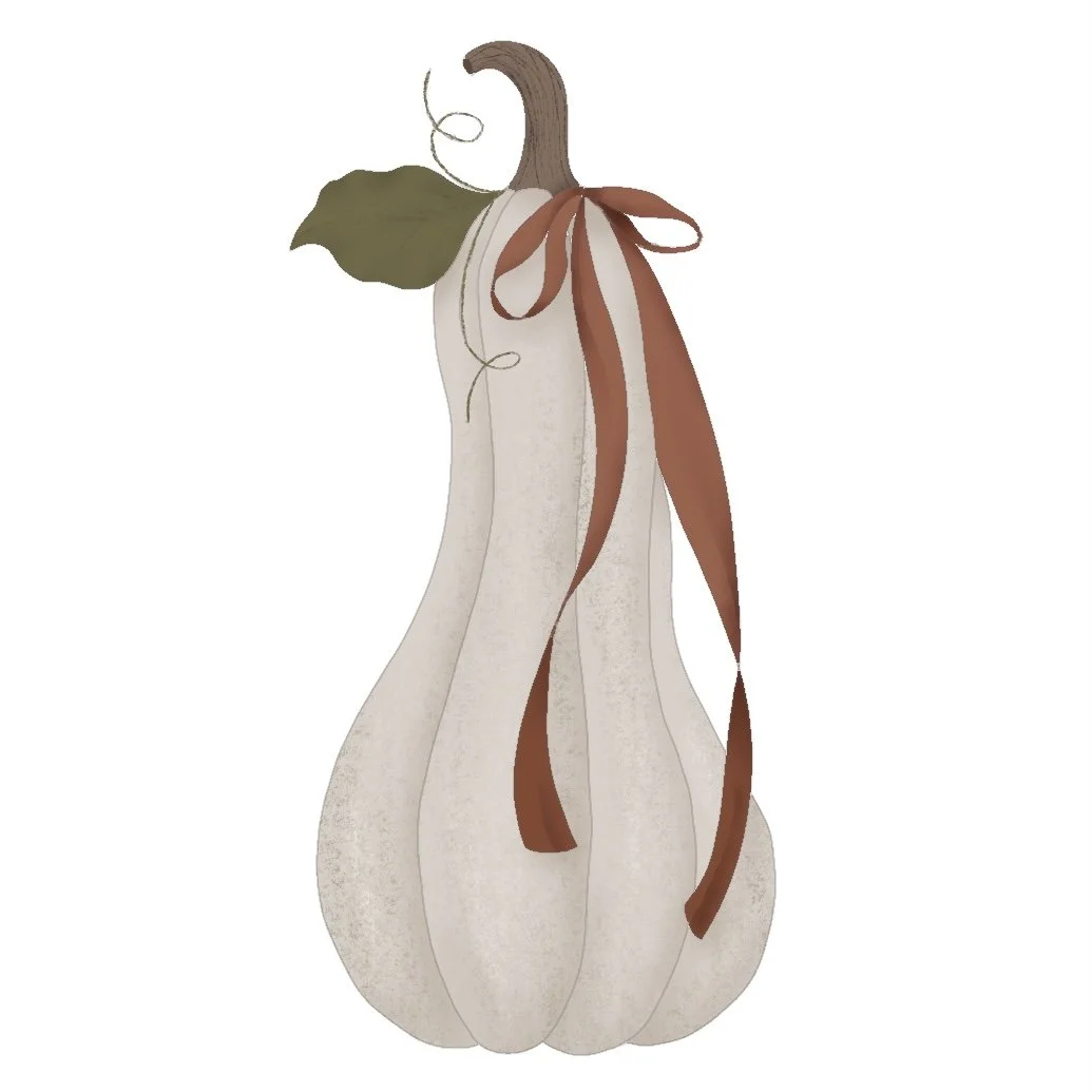 Tall Bow Pumpkin 4.75" STL File