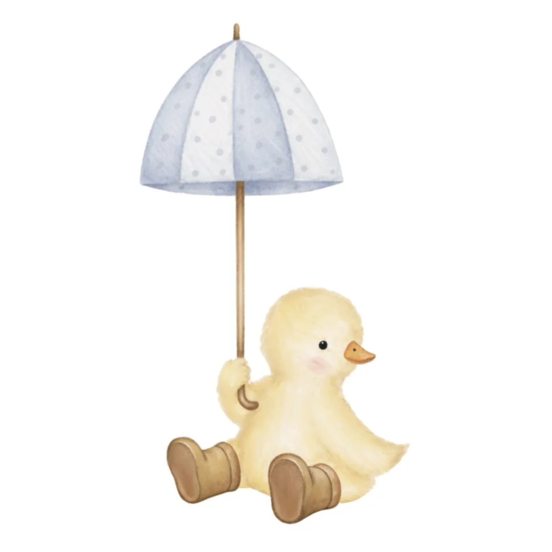 Tall Umbrella Chick 4.75" STL File