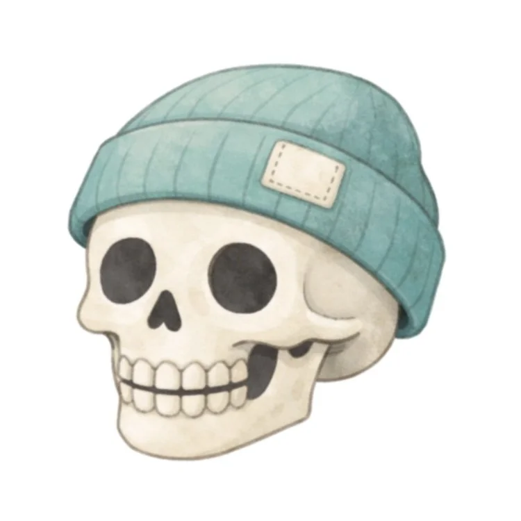 Beanie Skull 3.5" STL File