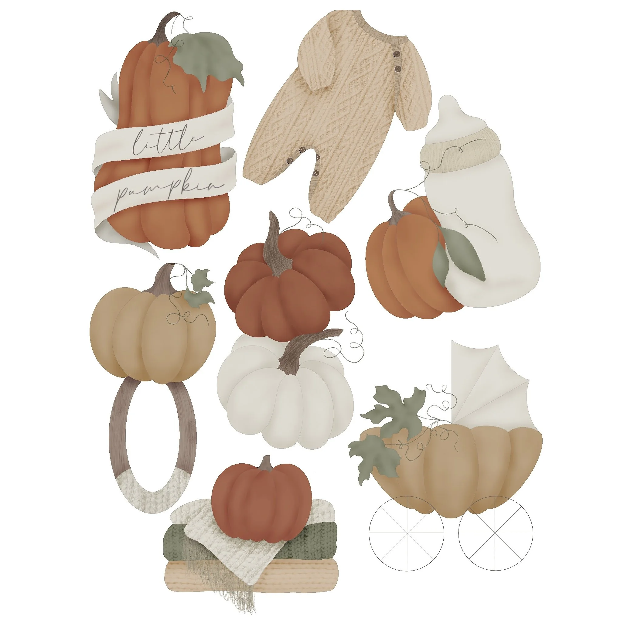Entire Little Pumpkin STL Set