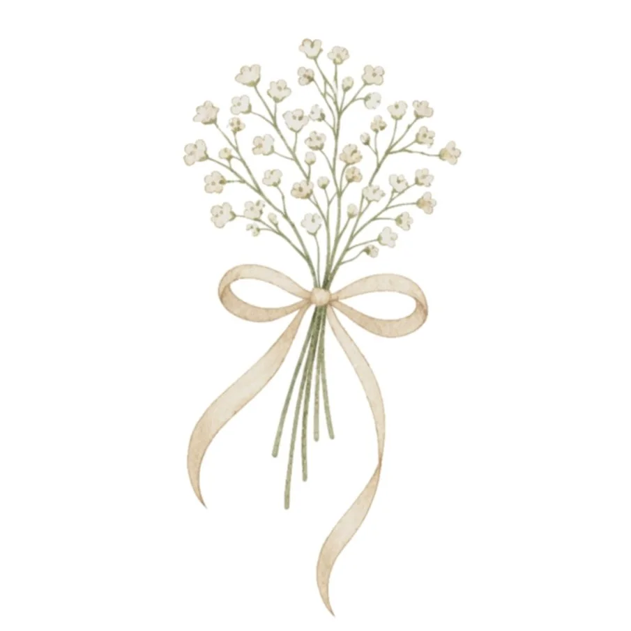 Babys Breath Bouquet 4.5" STL File