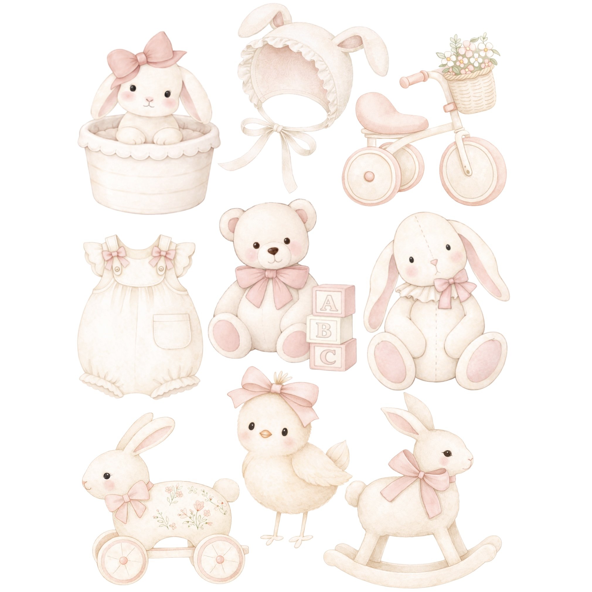 Entire Baby Bunny STL Set