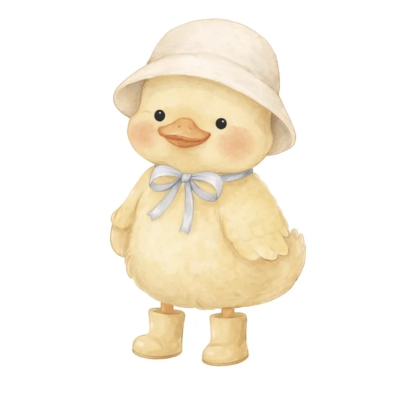 Hat Bow Chick 4" STL File