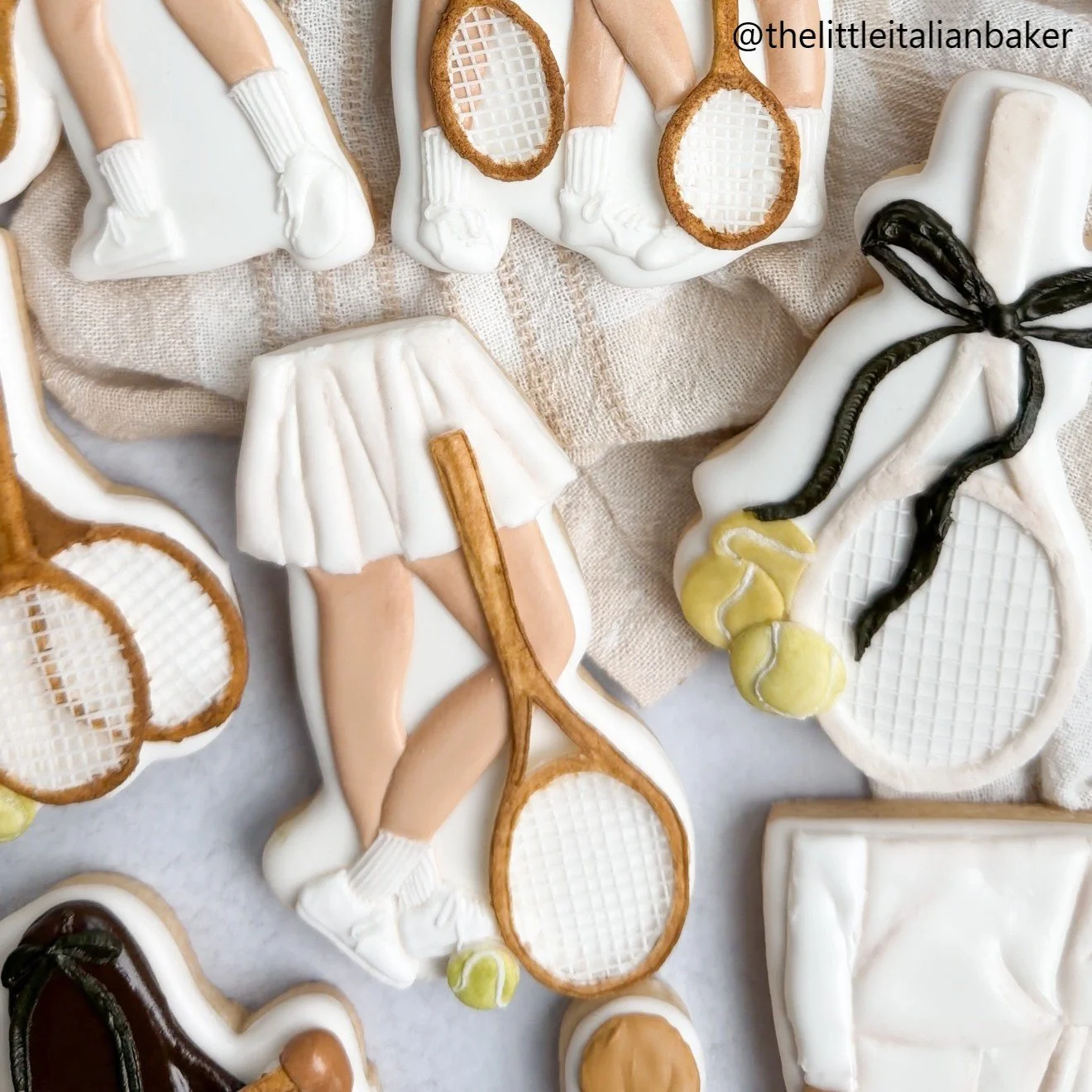 Tennis Set, tennis shoes and racket, bow tennis racket.jpg