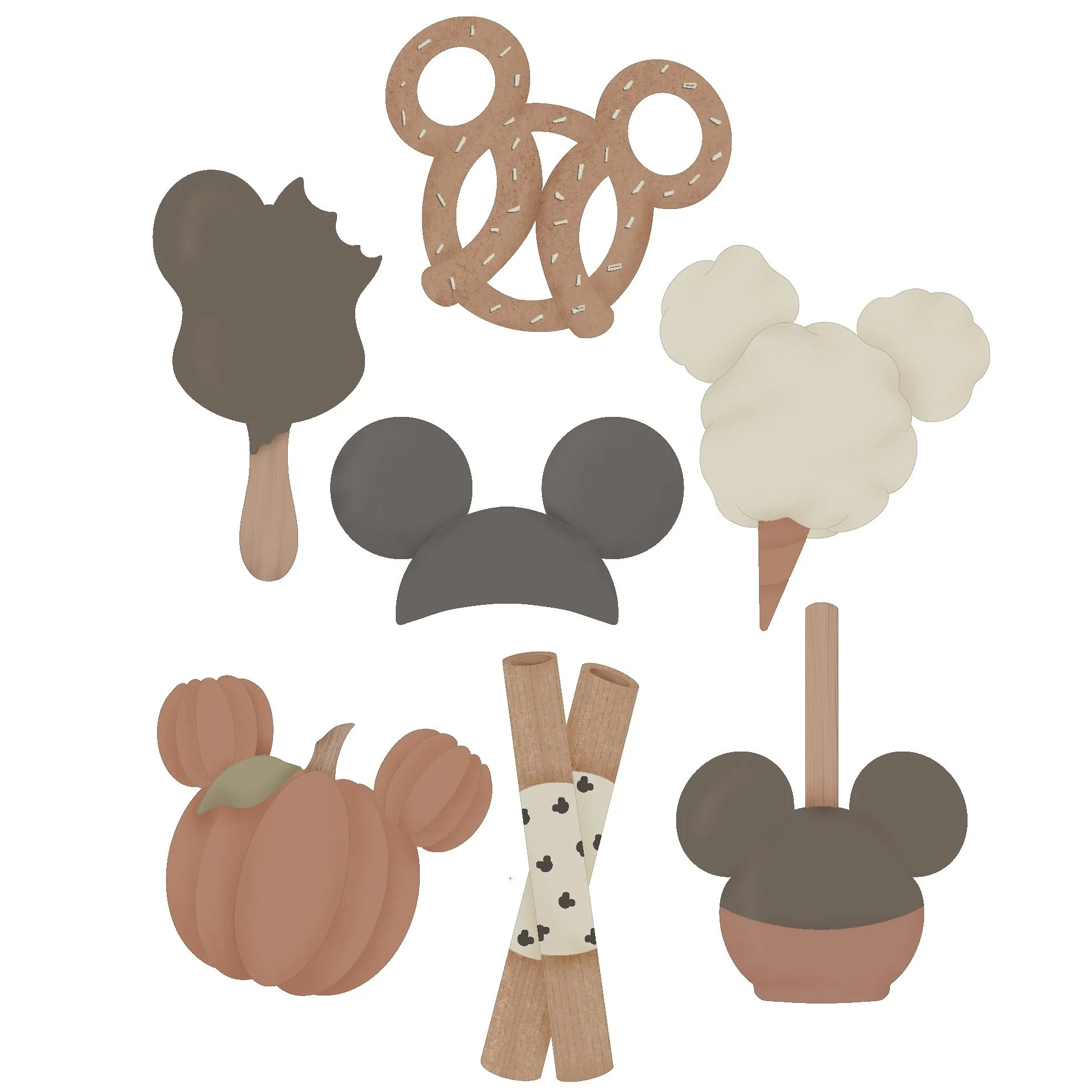 Entire Autumn Park Treats STL Set
