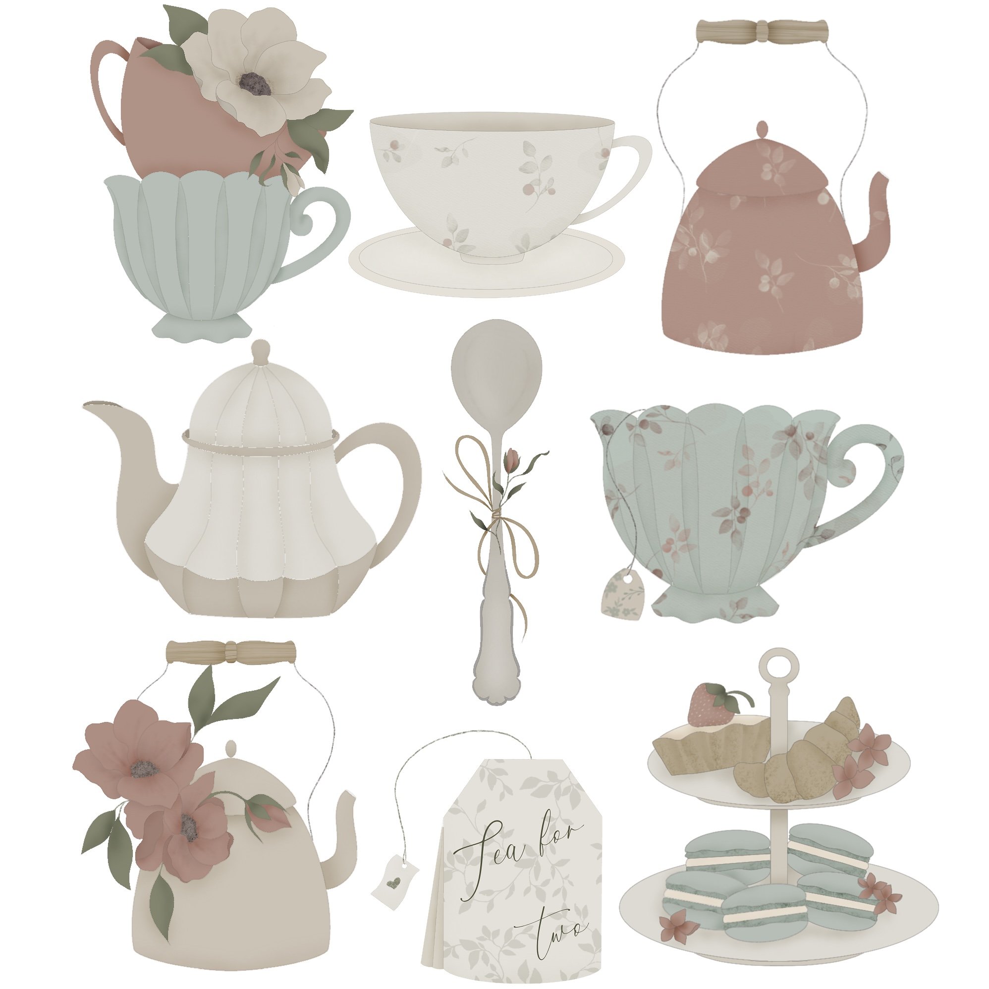 Entire High Tea STL Set