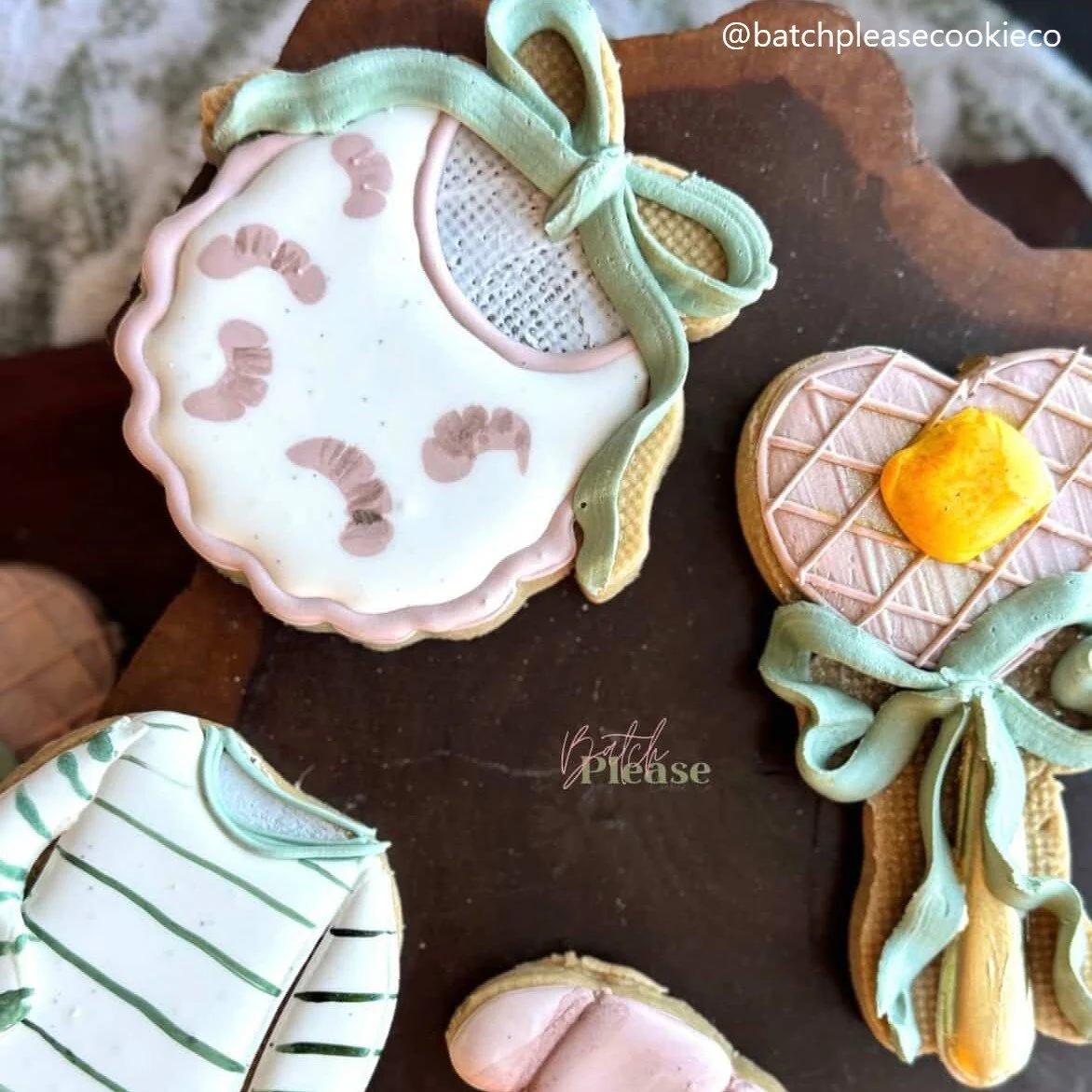 Baby Brunch Set, waffle rattle, brunch bib.jpg