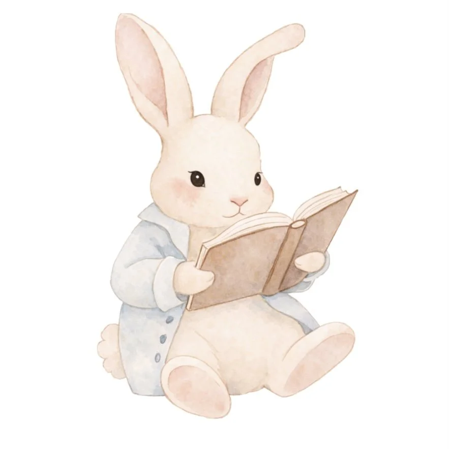 Book Storybook Bunny 4.25" STL File