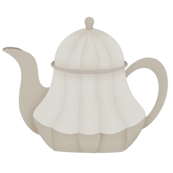 Fancy Kettle 3.75" STL File