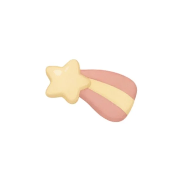 Mini Shooting Star Charm 2.5" STL File