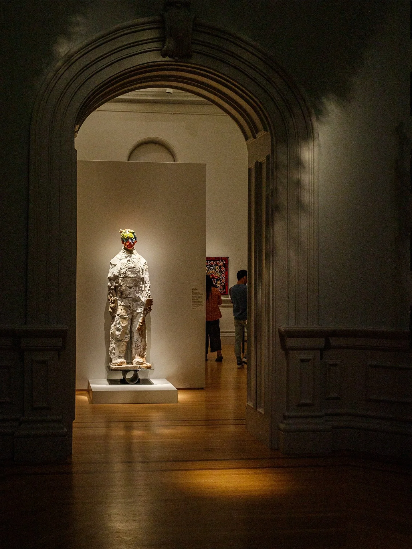 For hope and humanity. Sharing a photo I captured about a year ago of this compelling sculpture, the Warrior with Color Face by Wanzin Zhang. π·πΈ
Displayed at the Renwick Gallery, of the Smithsonian American Art Museum, as part of their exhibit, Th