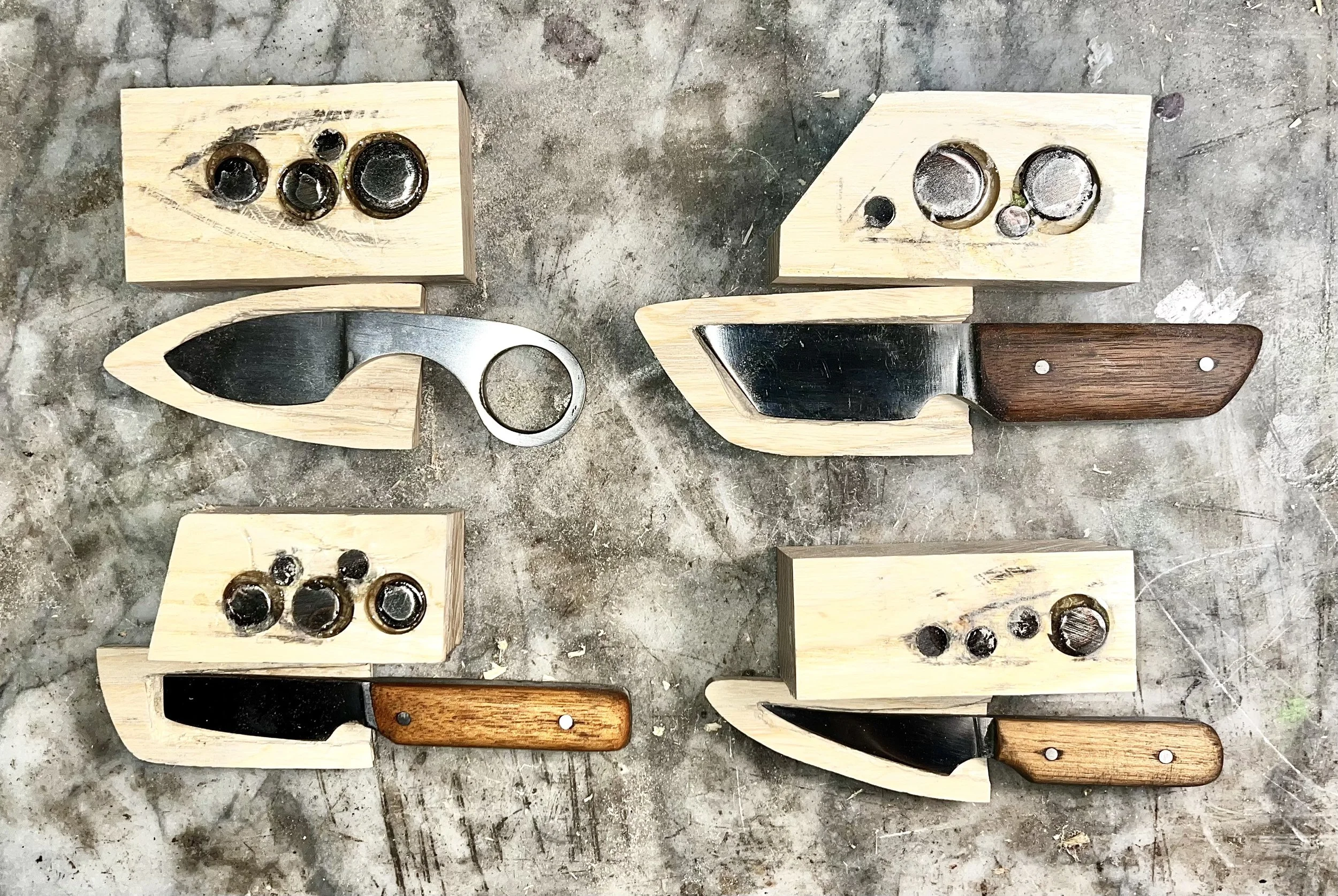 Finished Neck Knives