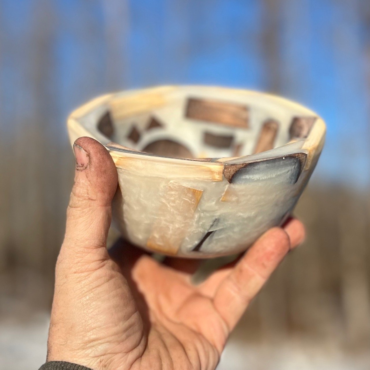 Hardwood Offcut Bowl