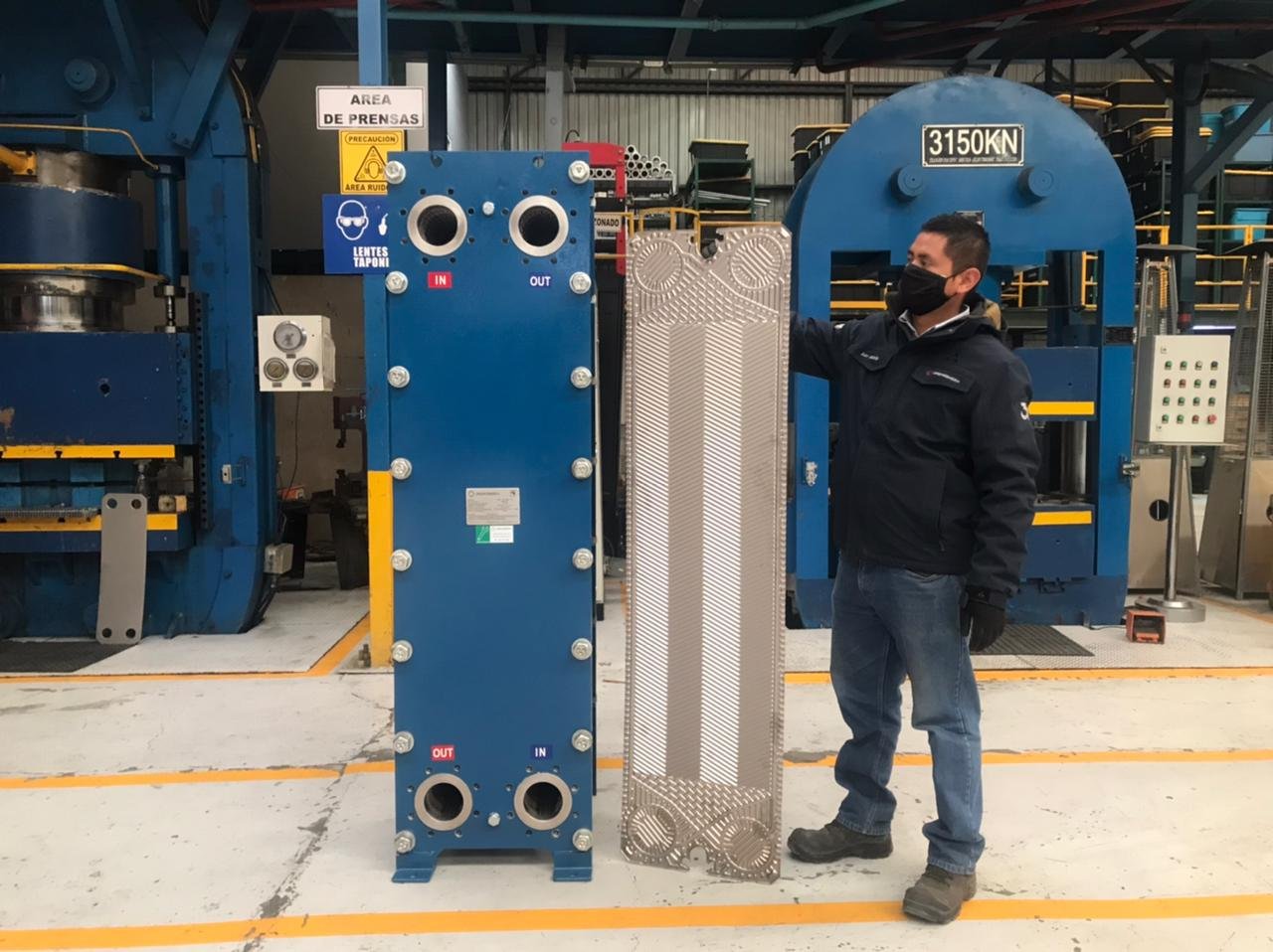 Nuestros equipos industriales son la clave para mantener la transferencia de calor
