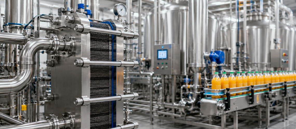 Pasteurización industrial: cómo optimizar la eficiencia térmica en alimentos y bebidas