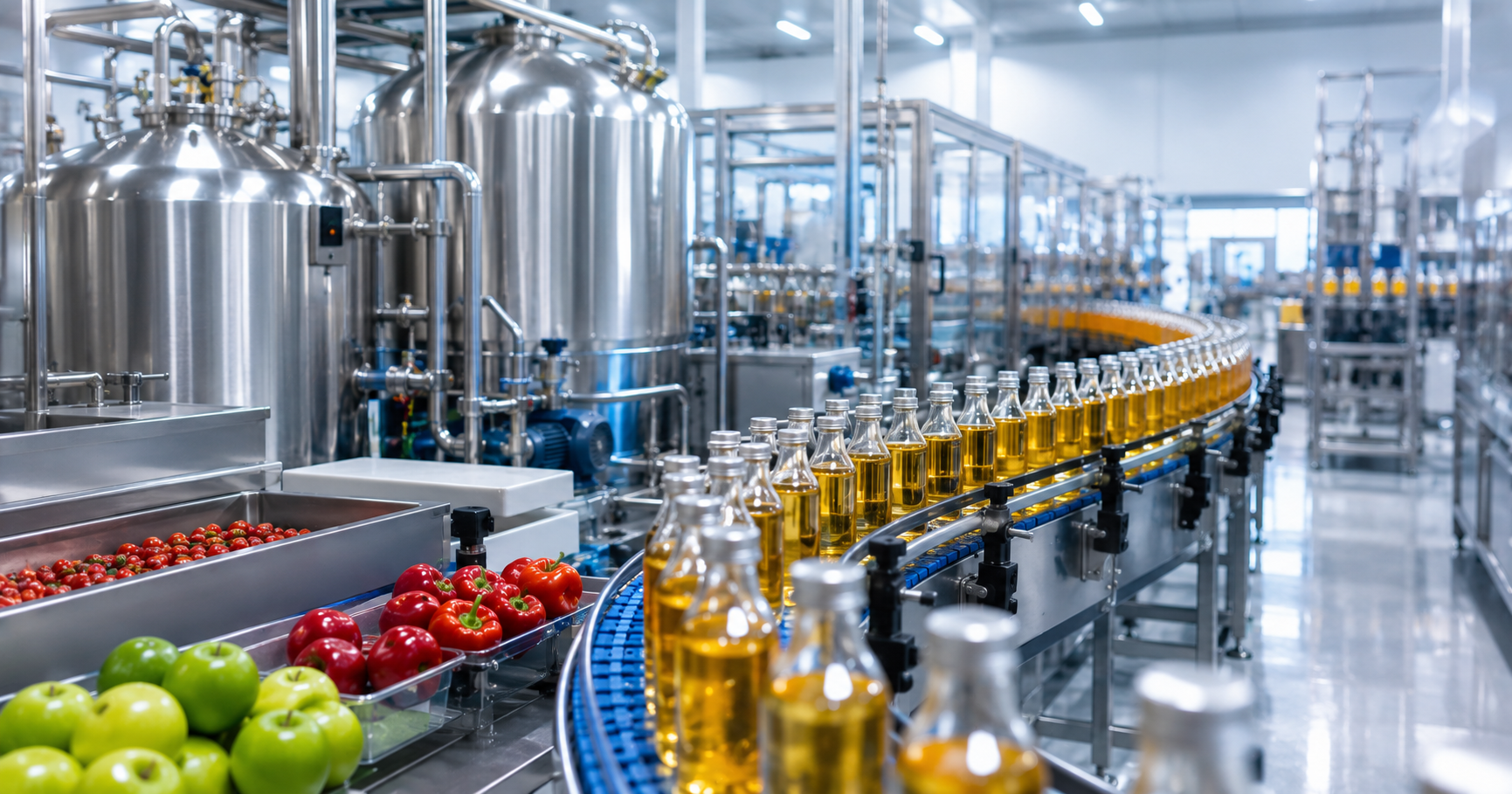 Intercambiadores de calor en la industria de alimentos y bebidas: eficiencia térmica para procesos más seguros y productivos