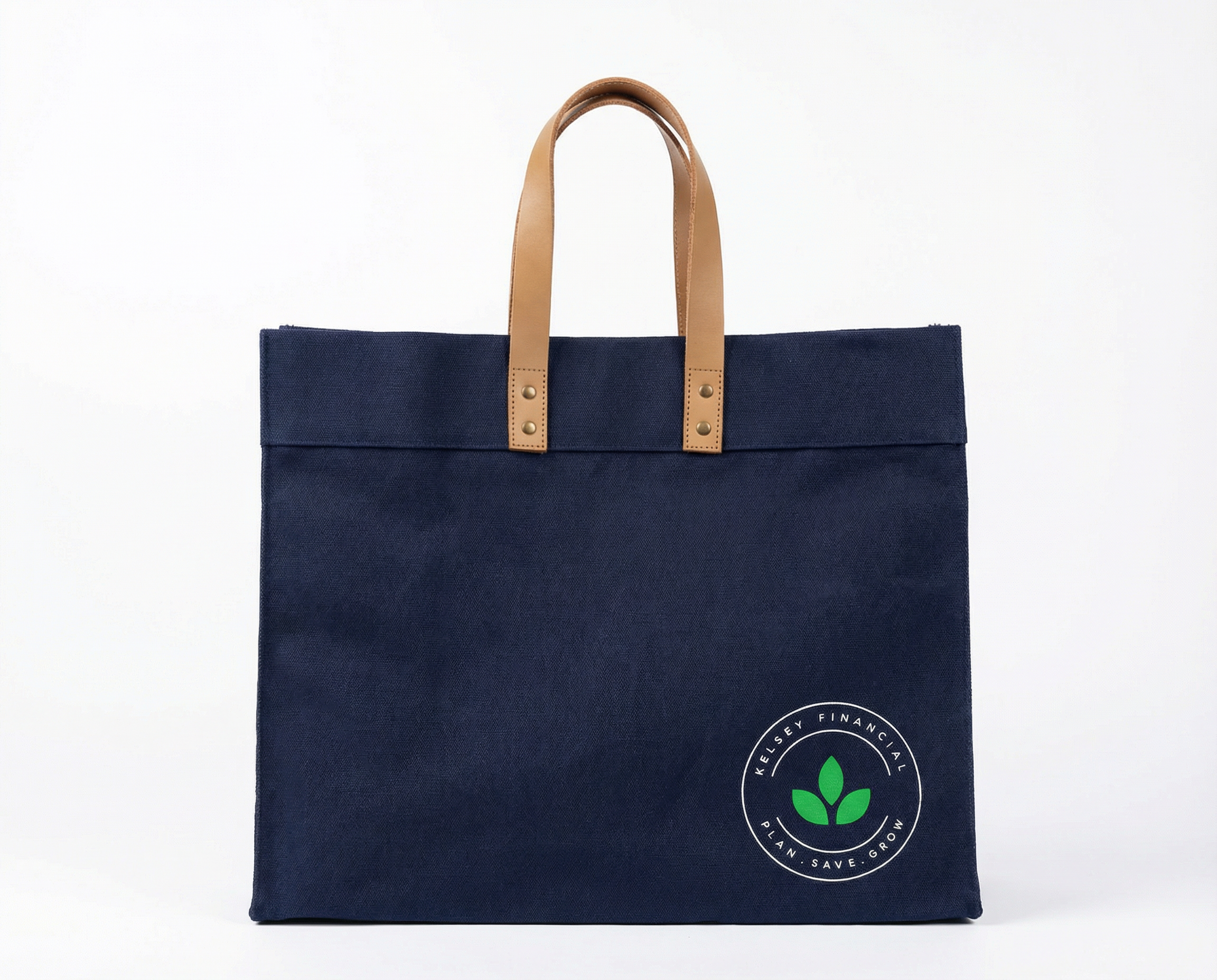 Navy Canvas Tote Bag