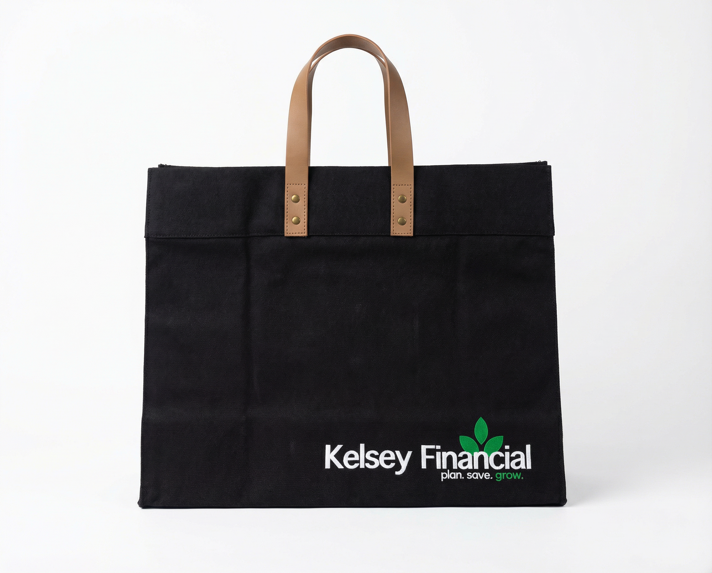 Black Canvas Tote Bag