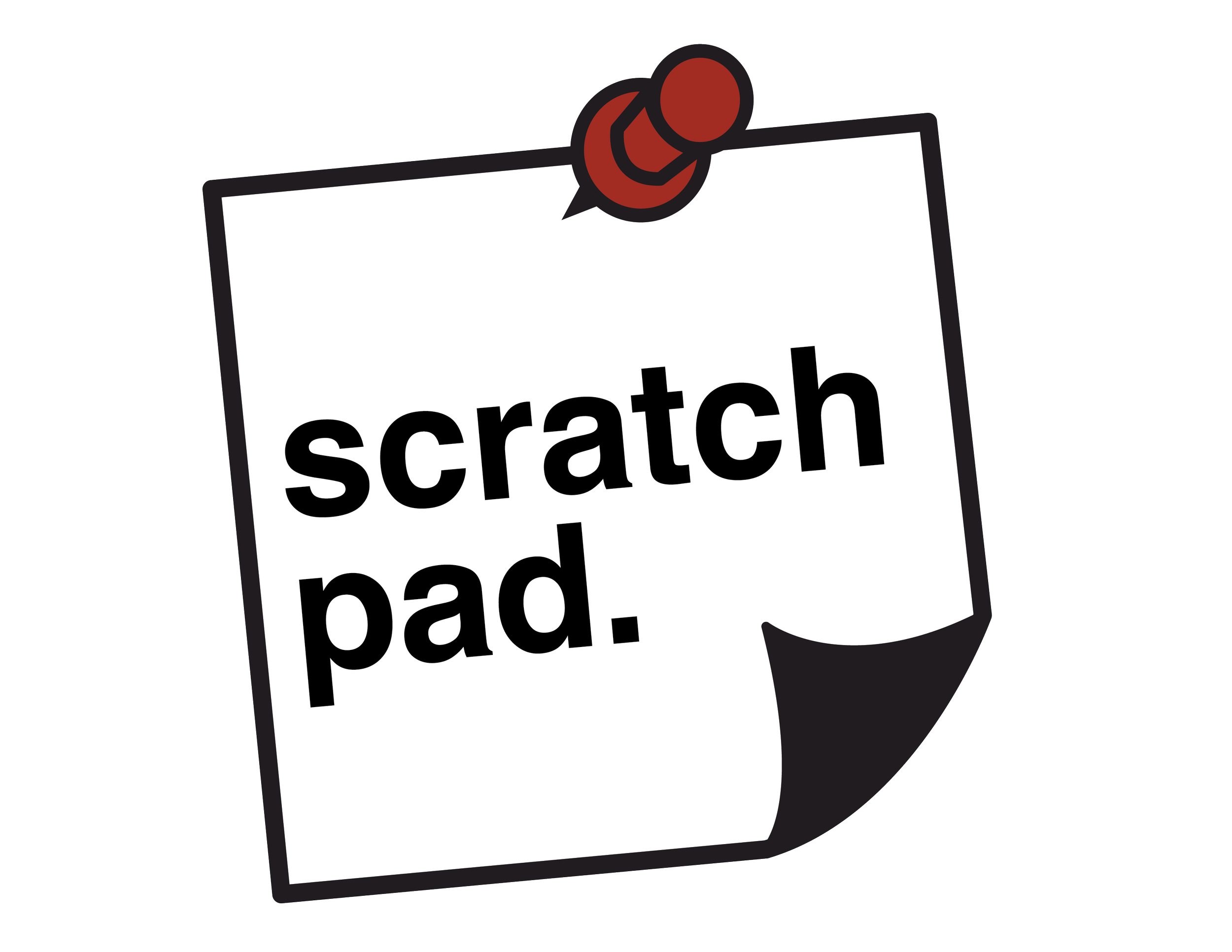 scratch pad.