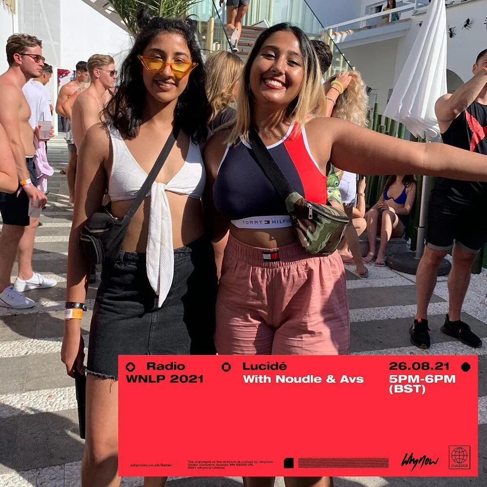 The @lucidelondon girls are back tonight on @whynowworld from 5-6pm bringing you a show inspired by our weekend out. It&rsquo;ll be packed with tracks that we&rsquo;ve heard out over the past few weeks with a new remix from @saluteaut and tracks hear